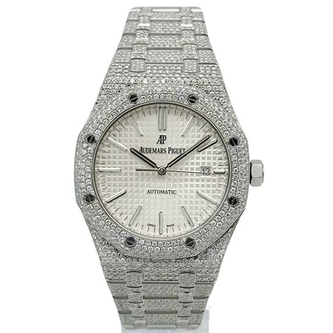 audemars piguet royal oak iced out bsguette|audemars piguet.